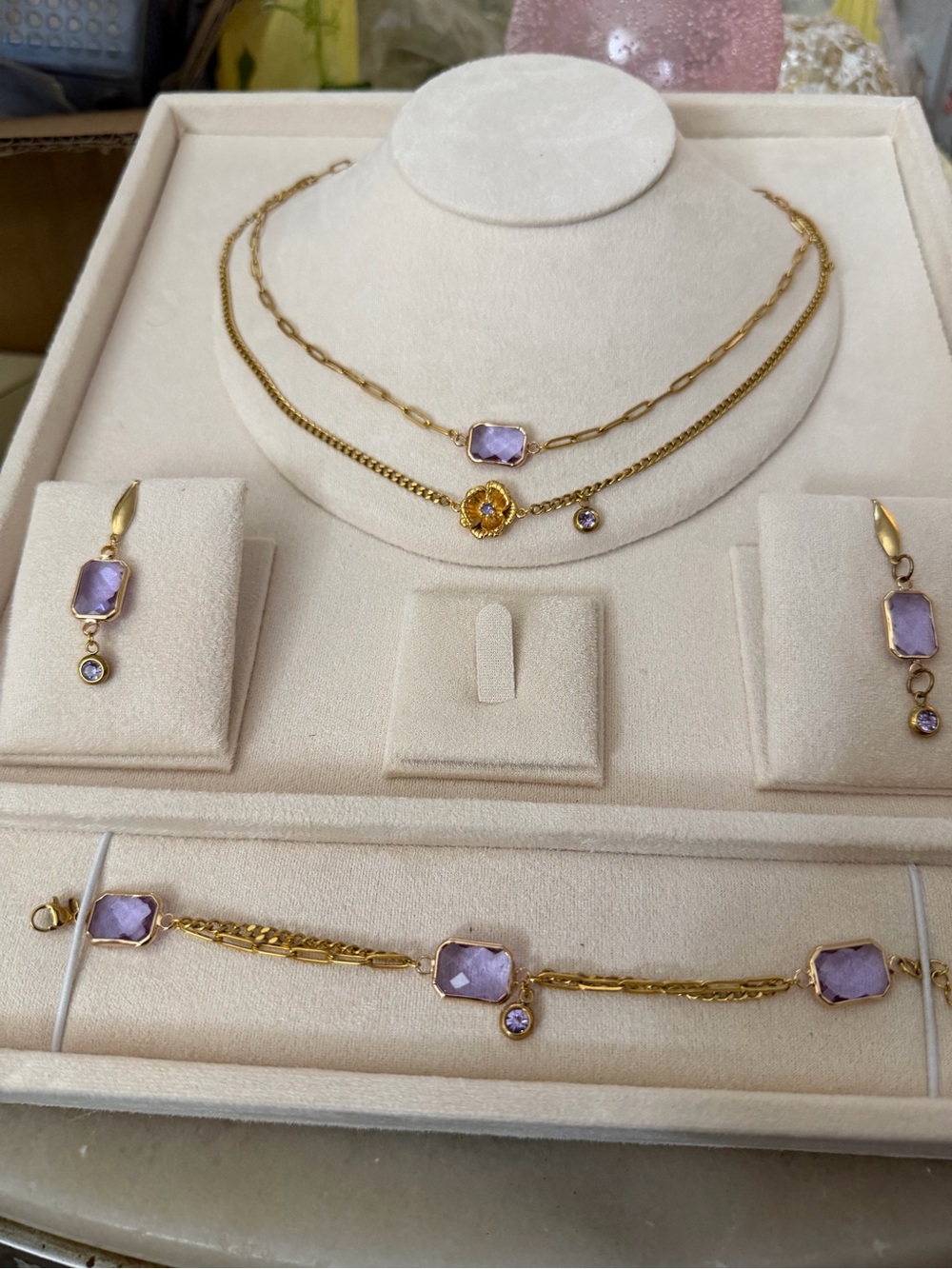 February Birthstone Jewelry set